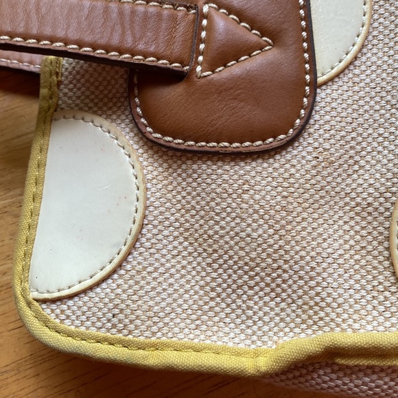 Fossil tote, 14x13x5”, canvas in pre-owned good condition with light spots - Picture 17 of 17